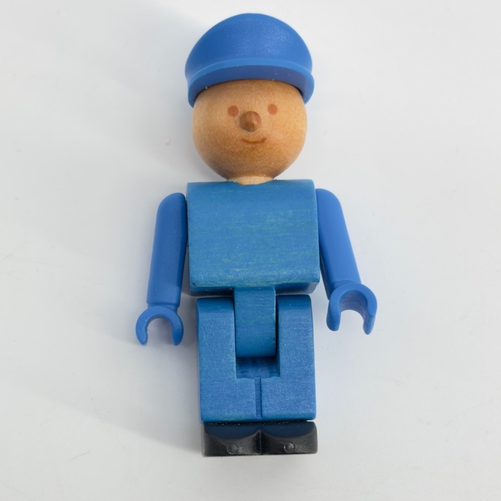 Hape Woody Click Police Toy Loose